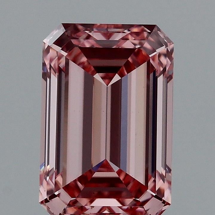 1.48 Ct. Fancy Intense Pink Emerald Lab Grown Diamond