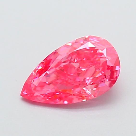 1.08 Ct. Fancy Vivid Pink Pear Lab Grown Diamond