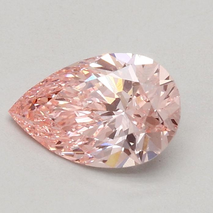 0.58 Ct. Fancy Vivid Pink Pear Lab Grown Diamond