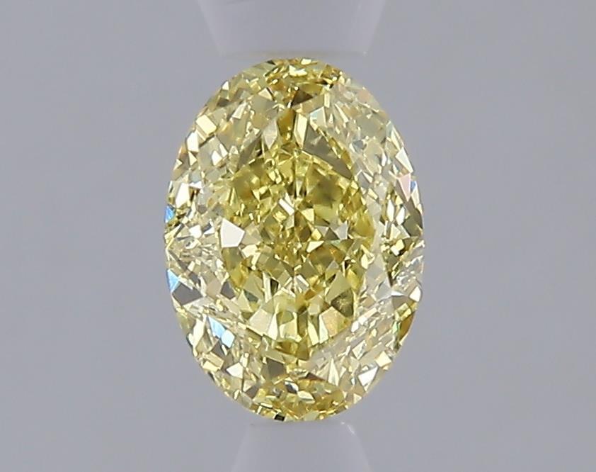 1.06 Ct. Fancy Vivid Yellow Yellow Oval Lab Grown Diamond