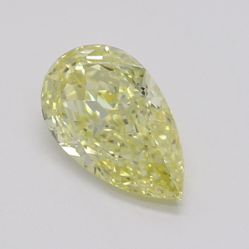 0.53 Ct. Fancy Intense Yellow Pear Diamond
