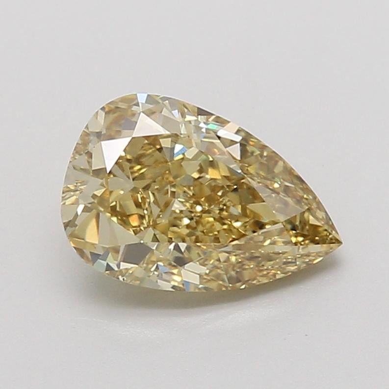 2.11 Ct. Fancy Brownish Yellow Pear Lab Grown Diamond