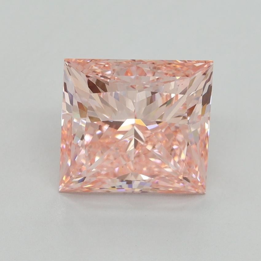 4.01 Ct. Fancy Vivid Pink Princess Lab Grown Diamond