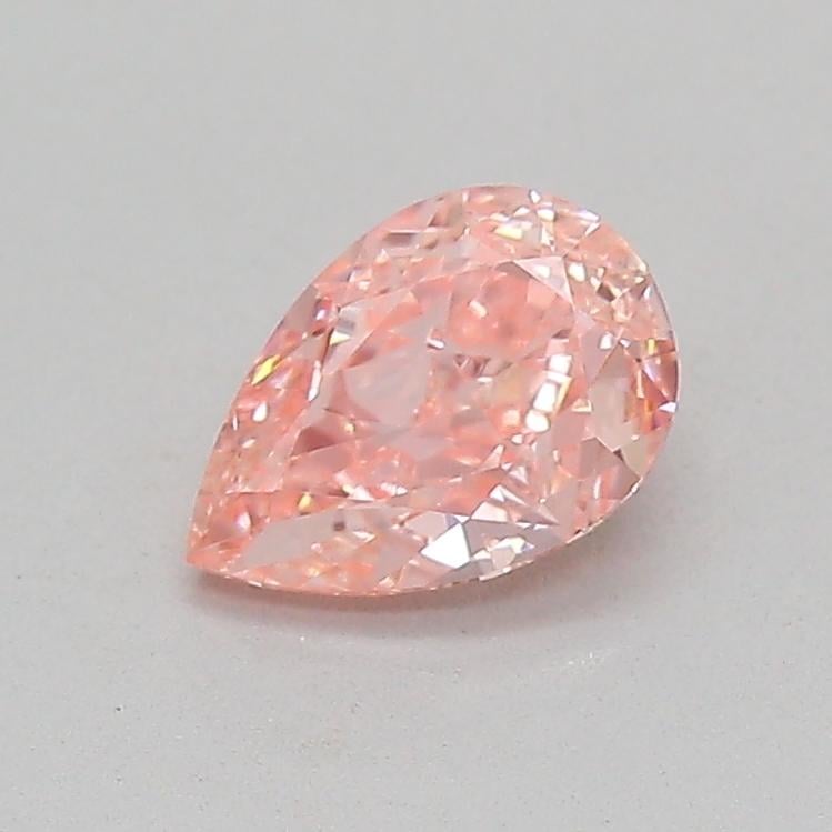 0.52 Ct. Fancy Vivid  Pink Pear Lab Grown Diamond