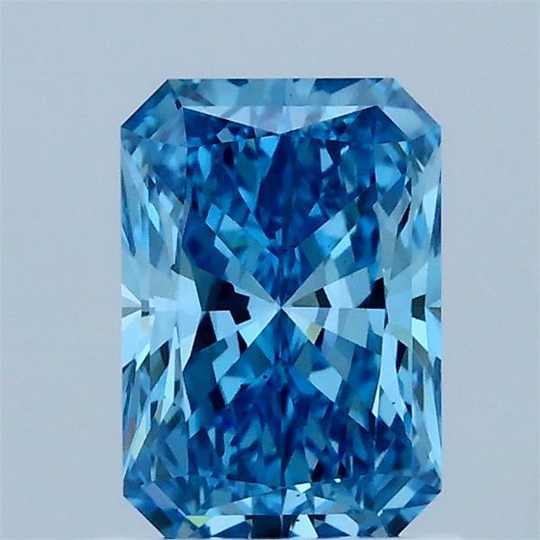 1.04 Ct. Fancy Vivid Blue Radiant Lab Grown Diamond