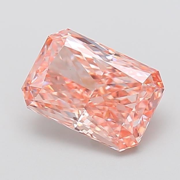 2.52 Ct. Fancy Intense  Pink Radiant Lab Grown Diamond