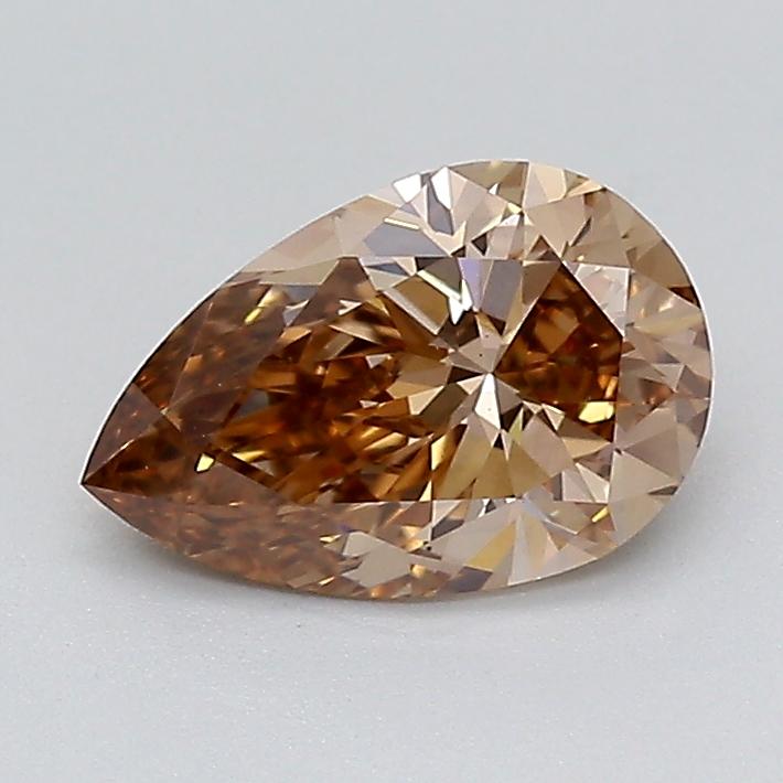 1.03 Ct. Fancy Light  Brown Pear Lab Grown Diamond