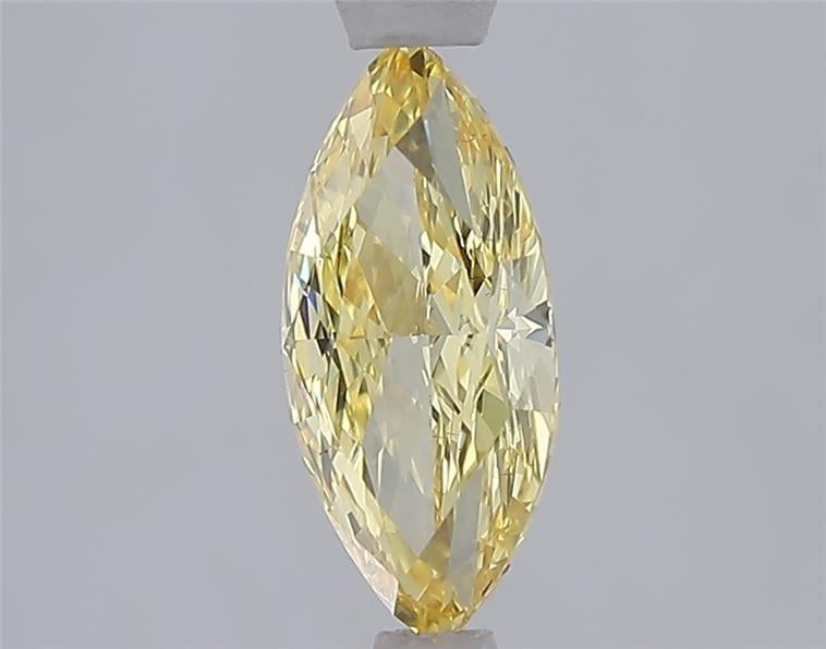 1.02 Ct. Fancy Vivid  Yellow Marquise Lab Grown Diamond