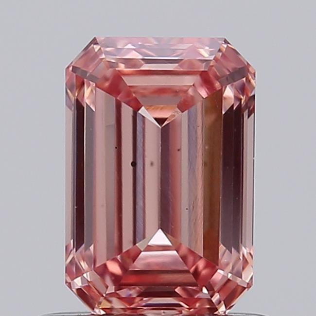 0.82 Ct. Fancy Vivid Pink Emerald Lab Grown Diamond