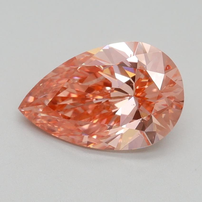 1.62 Ct. Fancy Vivid Pink Pear Lab Grown Diamond