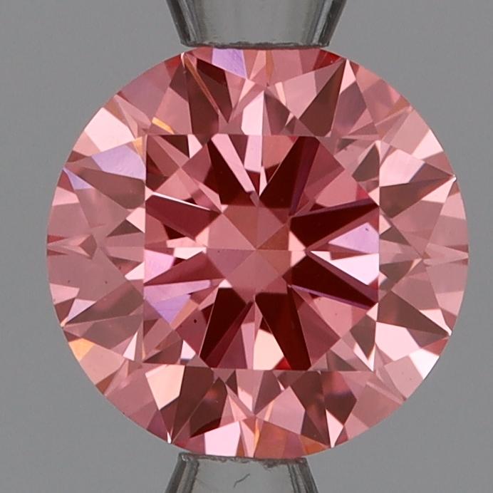1.07 Ct. Fancy Vivid Pink Round Lab Grown Diamond