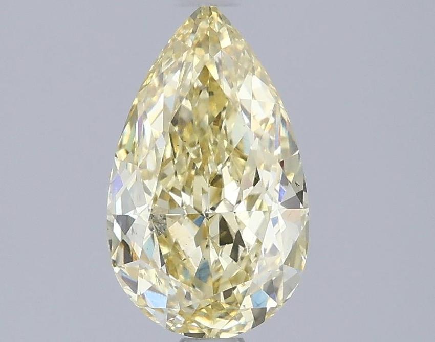 1.74 Ct. Fancy Intense Yellow Pear Lab Grown Diamond