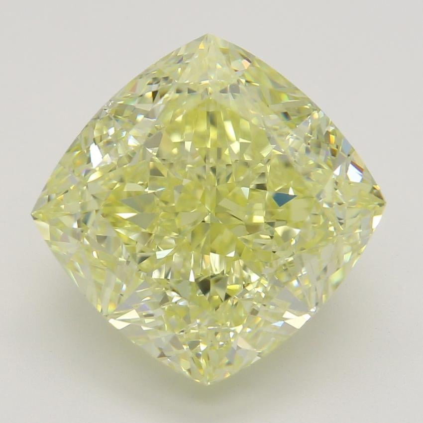 6.19 Ct. Fancy Yellow Cushion Diamond