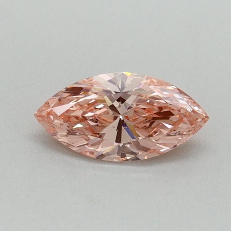 0.40 Ct. Fancy Vivid Pink Marquise Lab Grown Diamond