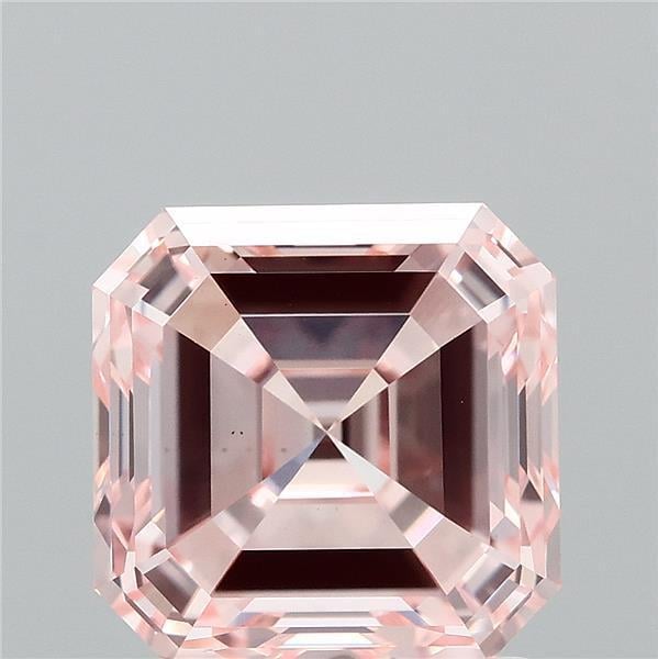 2.50 Ct. Fancy Intense  Pink Asscher Lab Grown Diamond