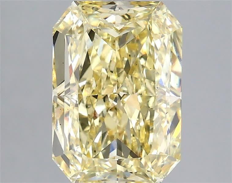 3.03 Ct. Fancy Yellow Radiant Lab Grown Diamond