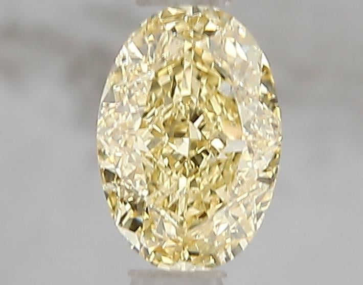 1.00 Ct. Fancy Intense Yellow Oval Lab Grown Diamond