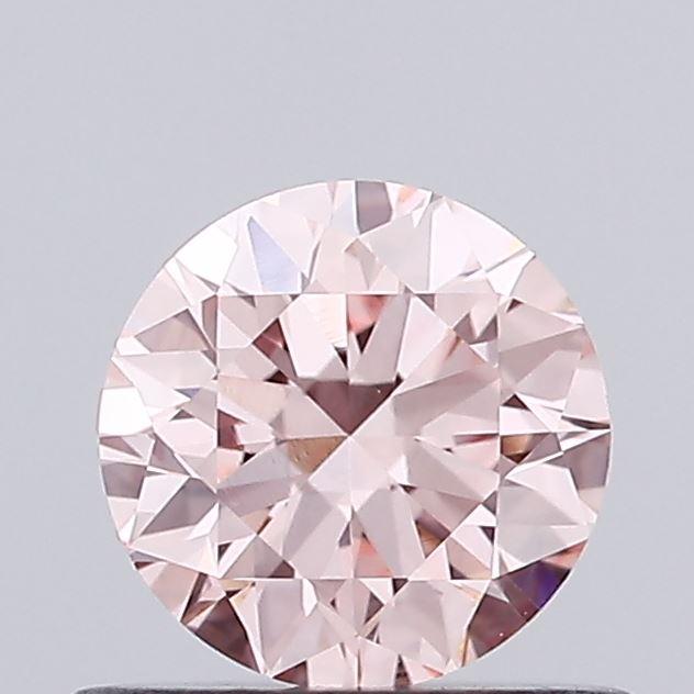 0.57 Ct. Fancy Intense Pink Round Lab Grown Diamond