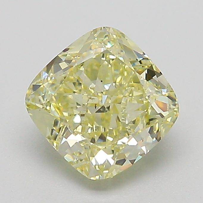 1.47 Ct. Fancy  Yellow Cushion Lab Grown Diamond