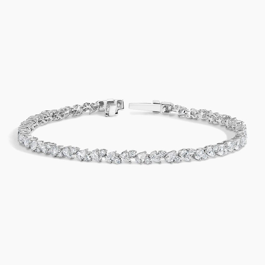 18K White Gold Olivetta Lab Diamond Tennis Bracelet (2 3/4 ct. tw.)