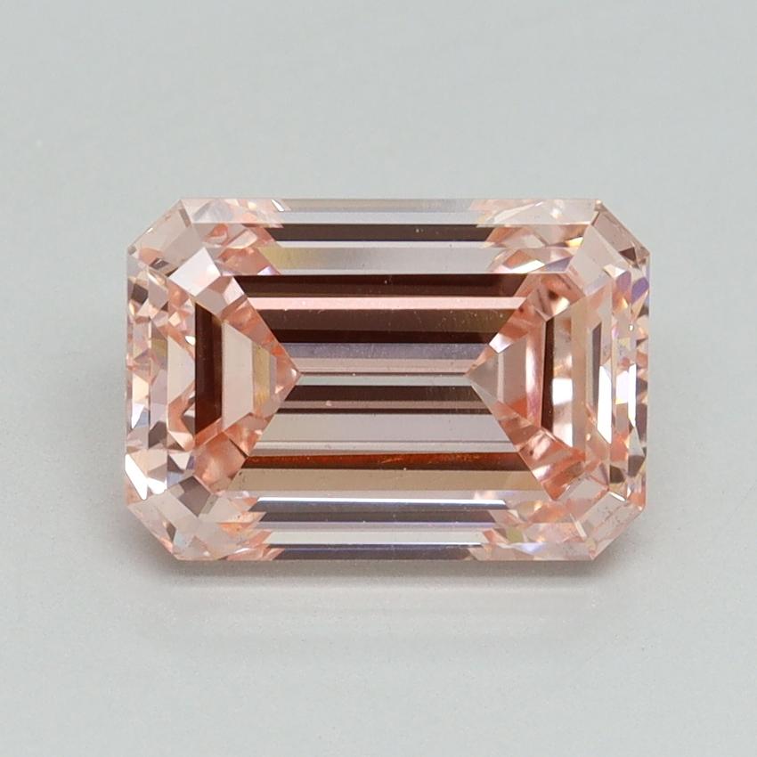 2.70 Ct. Fancy Vivid Pink Emerald Lab Grown Diamond