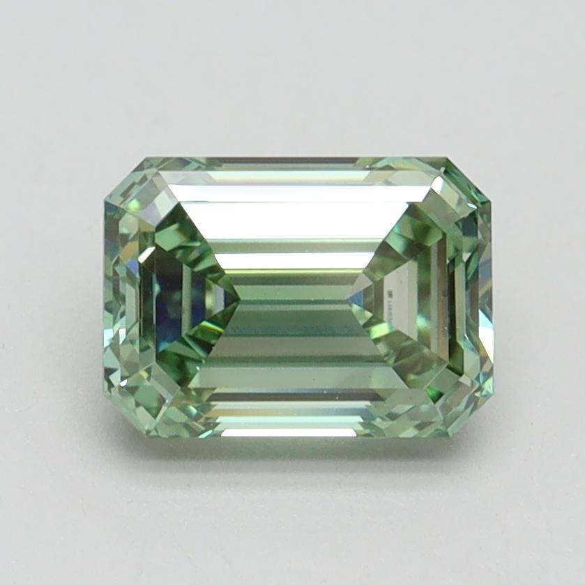 1.51 Ct. Fancy Intense Green Emerald Lab Grown Diamond