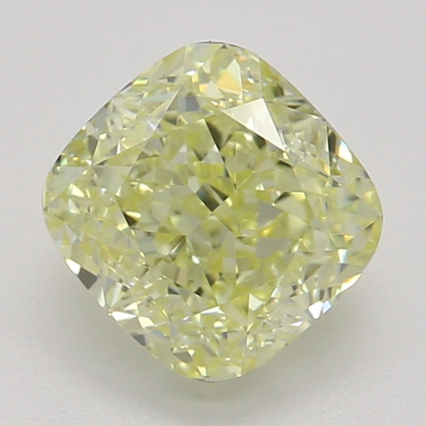 0.83 Ct. Fancy Yellow Cushion Diamond