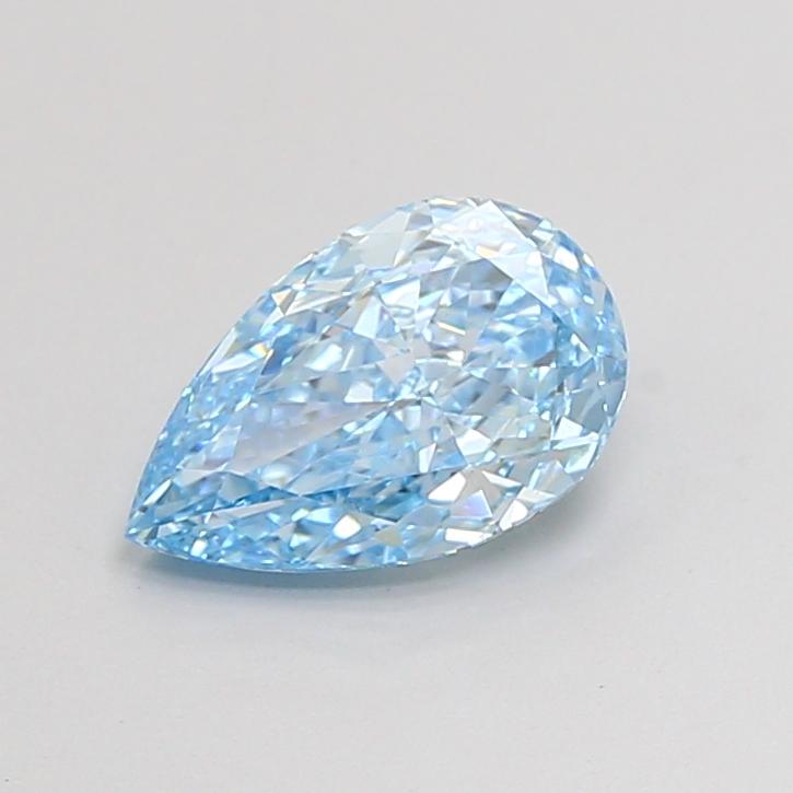 1.24 Ct. Fancy Vivid Blue Pear Lab Grown Diamond