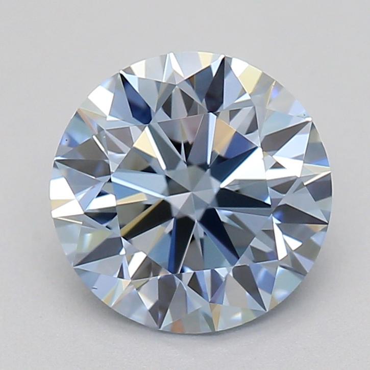 1.03 Ct. Fancy Blue Round Lab Grown Diamond