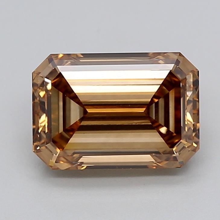 3.07 Ct. Fancy Light  Brown Emerald Lab Grown Diamond