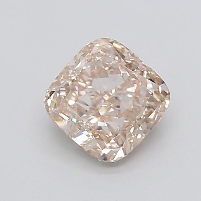 1.52 Ct. Very Light  Brown Cushion Lab Grown Diamond