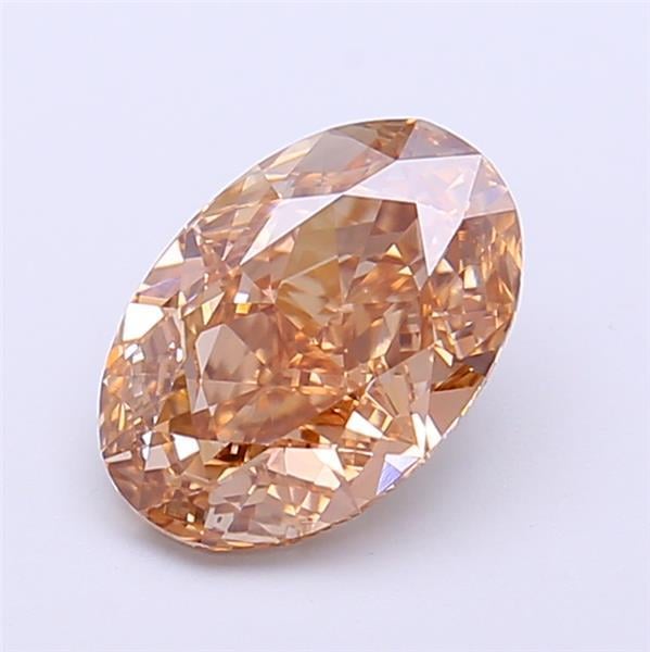 1.80 Ct. Fancy Light Brown Oval Lab Grown Diamond