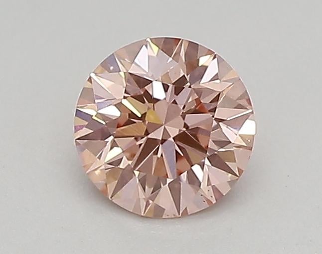 0.36 Ct. Fancy Vivid Pink Round Lab Grown Diamond