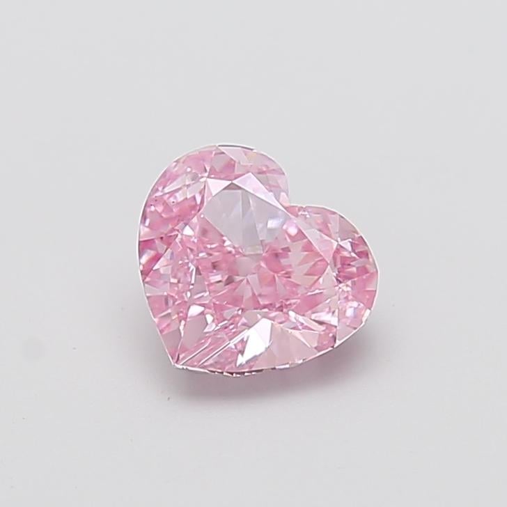 1.73 Ct. Fancy Vivid  Pink Heart Lab Grown Diamond