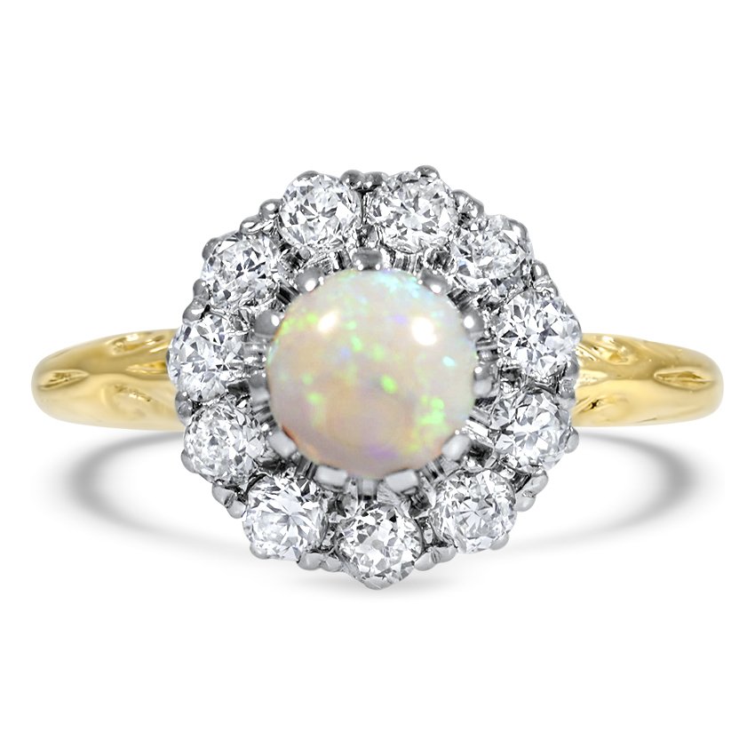 Edwardian Opal Cocktail Ring