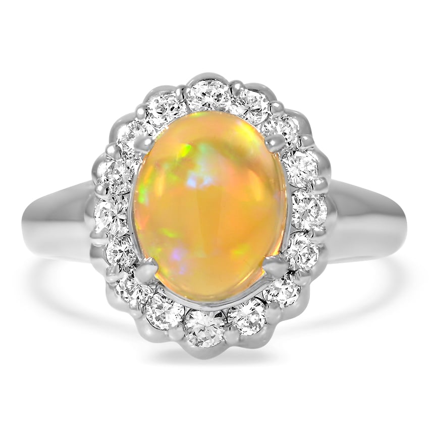 Modern Opal Vintage Ring