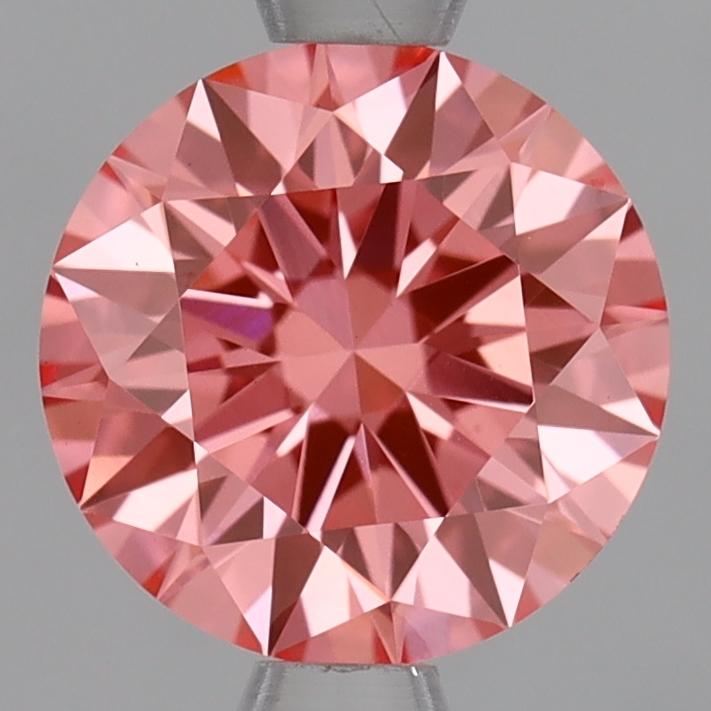 1.07 Ct. Fancy Vivid Pink Round Lab Grown Diamond