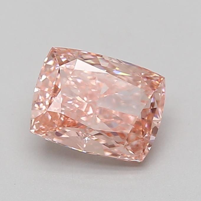1.57 Ct. Fancy Vivid Pink Cushion Lab Grown Diamond