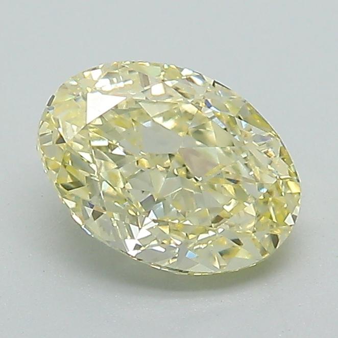 1.14 Ct. Fancy Yellow Oval Lab Grown Diamond