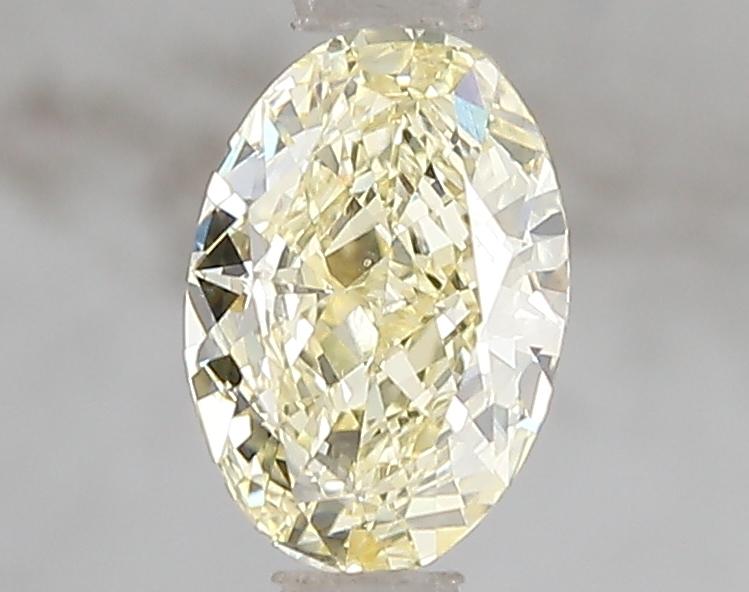 1.03 Ct. Fancy Intense Yellow Oval Lab Grown Diamond