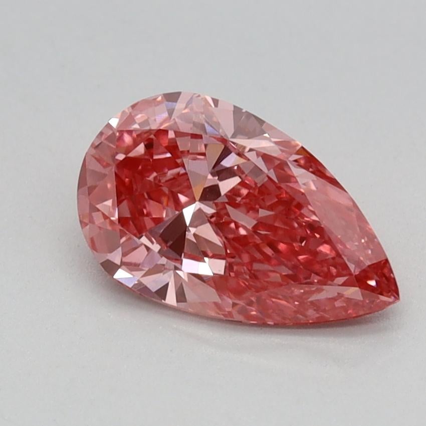 0.78 Ct. Fancy Vivid Pink Pear Lab Grown Diamond