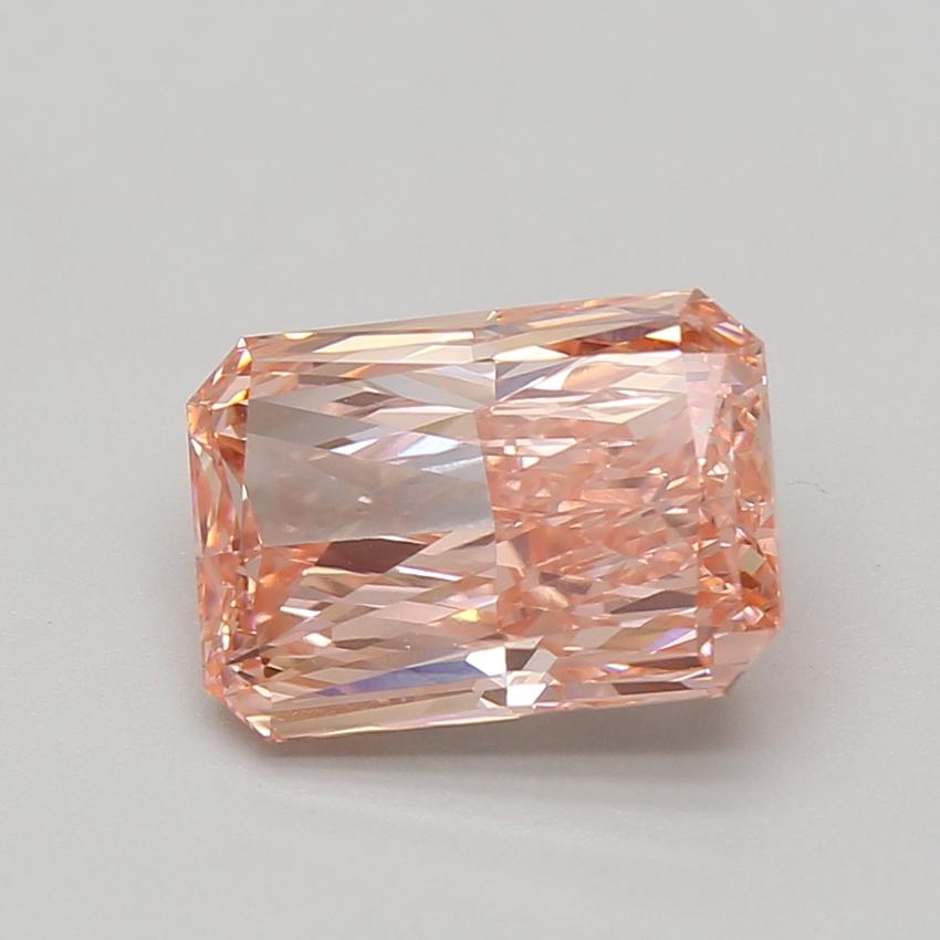 3.95 Ct. Fancy Vivid Pink Radiant Lab Grown Diamond