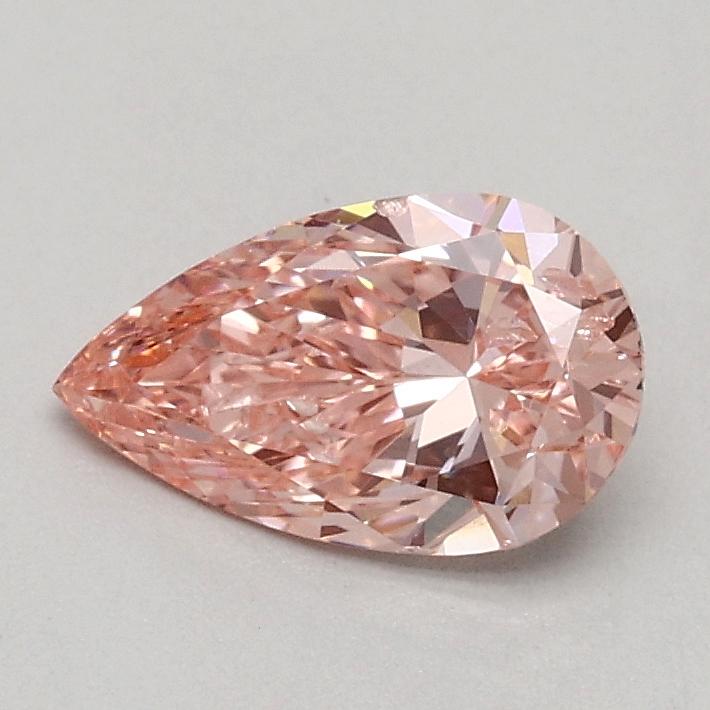0.54 Ct. Fancy Vivid Pink Pear Lab Grown Diamond