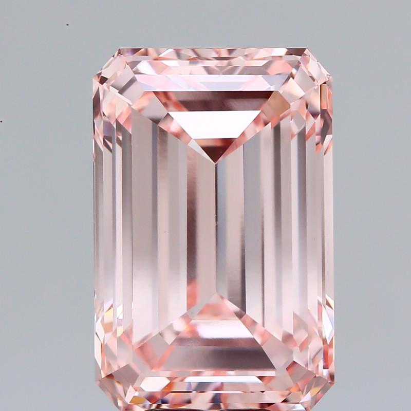 9.00 Ct. Fancy Intense  Pink Emerald Lab Grown Diamond