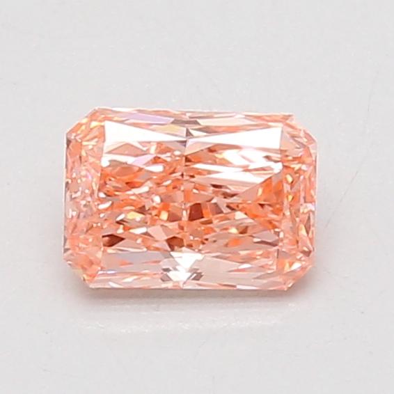 0.71 Ct. Fancy Vivid Pink Radiant Lab Grown Diamond