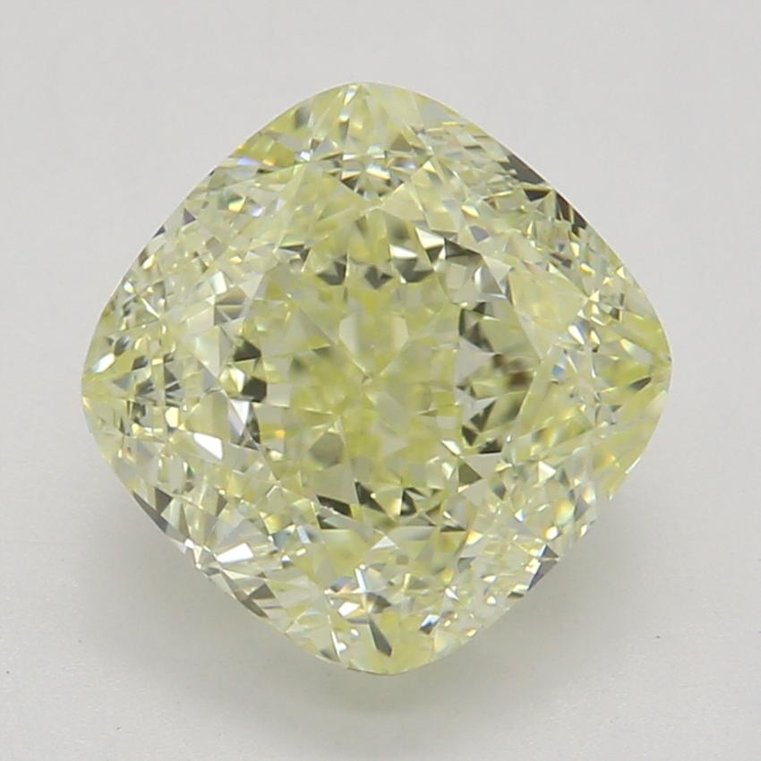 1.61 Ct. Fancy Light Yellow Cushion Diamond