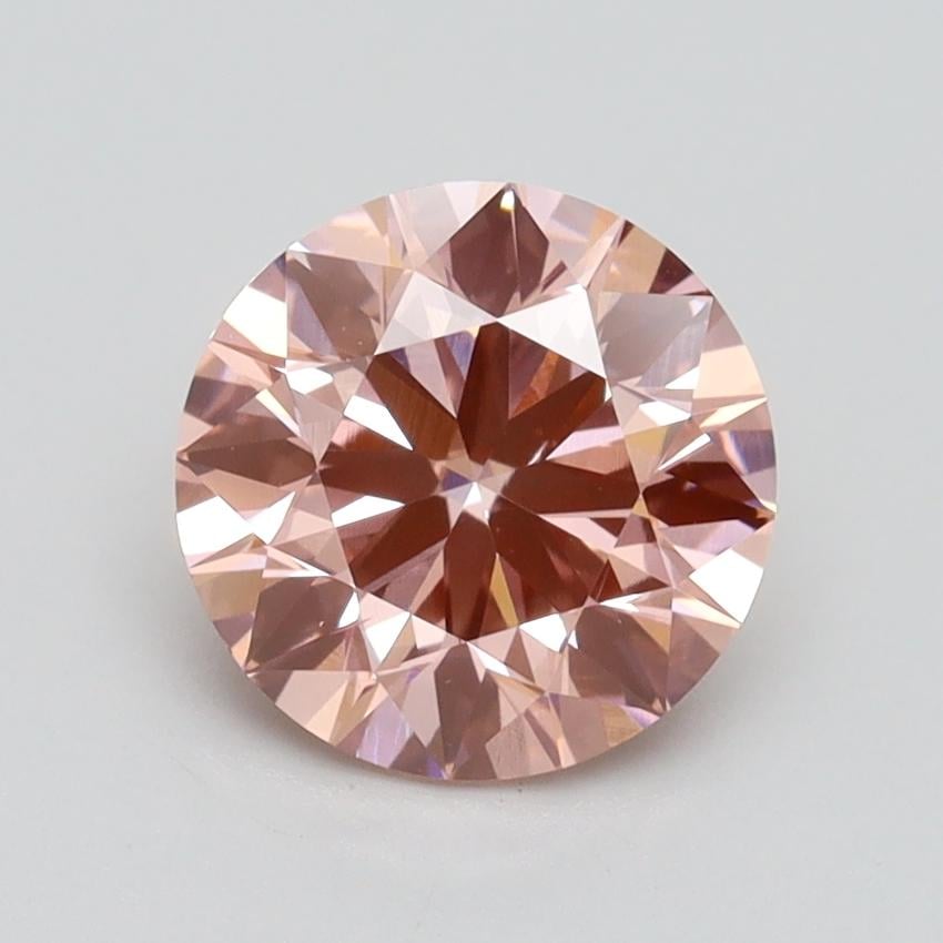 1.78 Ct. Fancy Intense Pink Round Lab Grown Diamond