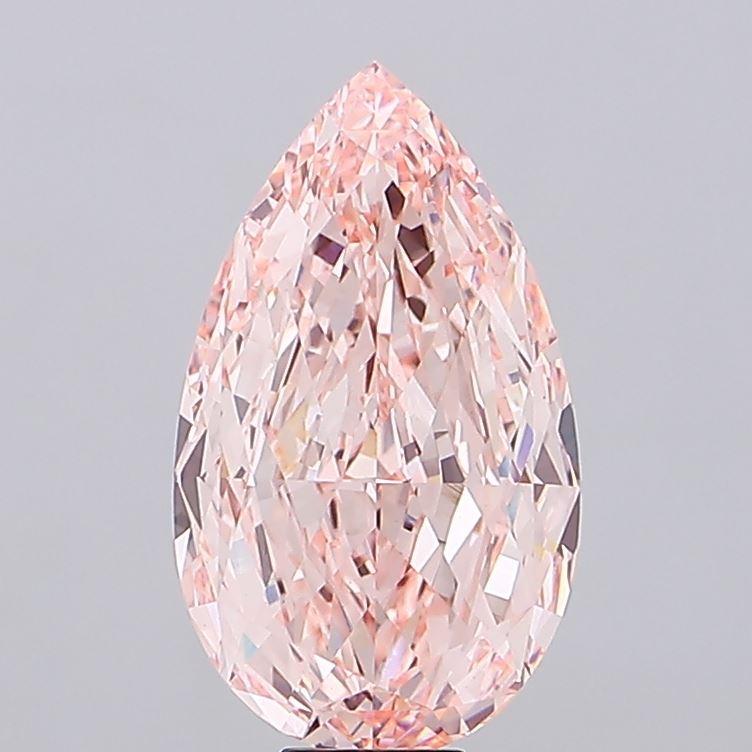 17.13 Ct. Fancy Vivid Pink Pear Lab Grown Diamond