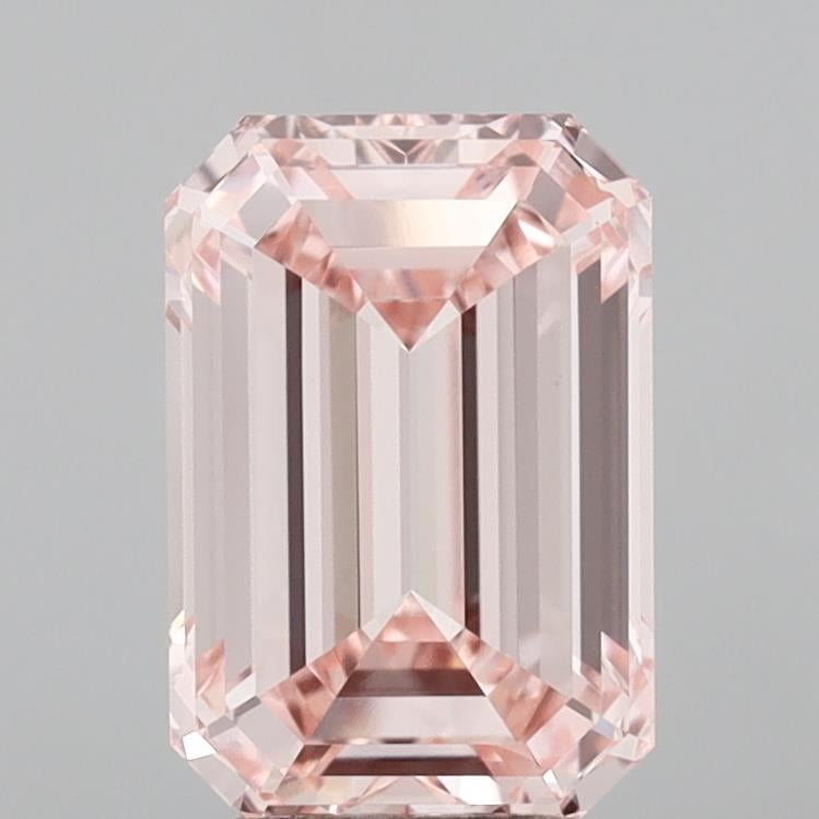 3.03 Ct. Fancy Vivid Pink Emerald Lab Grown Diamond