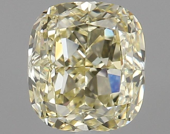 1.3 Ct. Fancy Light Yellow Cushion Diamond